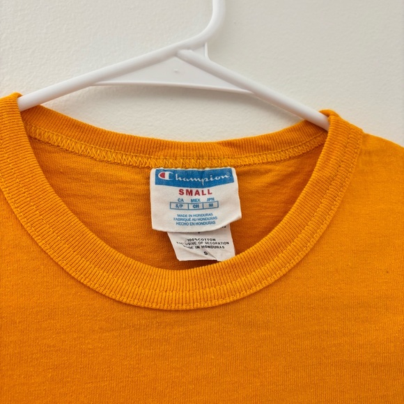 champion yellow logo tee - Picture 3 of 6